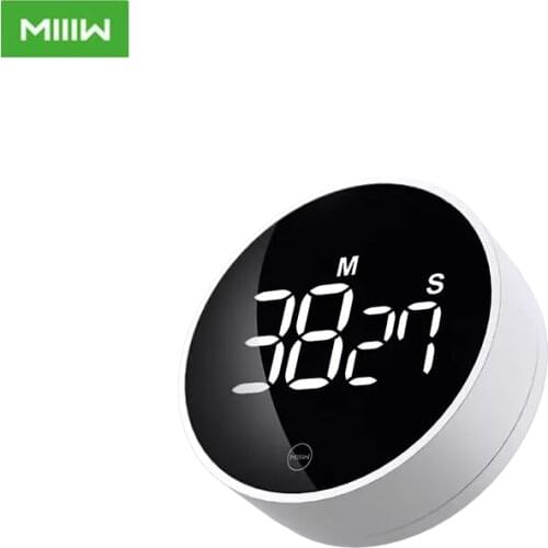 Youpin Miiiw Rotating Timer Brightness Adjustable Magnetic LED Digital Display Portable Simple Kitchen Cooking Alarm Clock