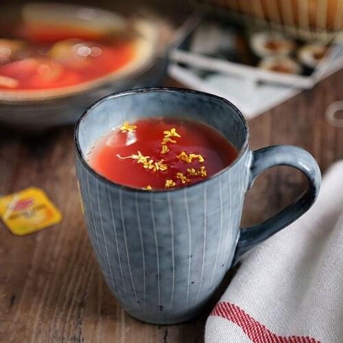 Japanese Classical Lovers Mug Ceramic Tableware, Home Office Cups Milk Cup Elegant Tea Cup Free Shipping