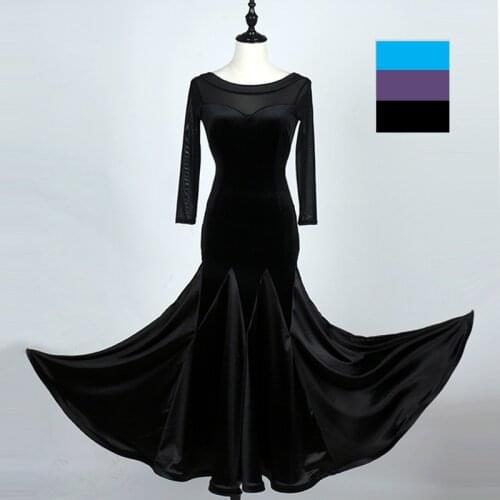 Womens modern ballroom dance competition dresses women girls children kids standard viennese waltz ladies woman skirts adult