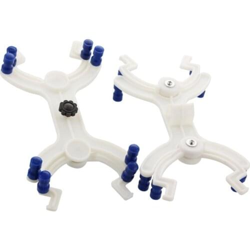 5pcs/Plastic Bilateral Burette Clamp Butterfly Clip Titration Clip Burette Special Clip Chemistry Teaching Instrument