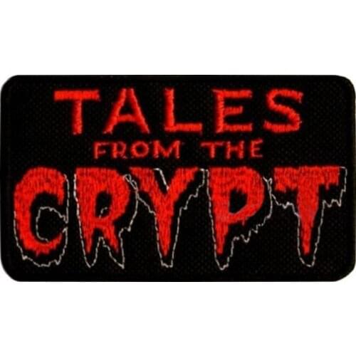 3.75'' Tales from the Crypt Logo Embroidered iron on Patch Horror TV Series Comic Keeper Puppet