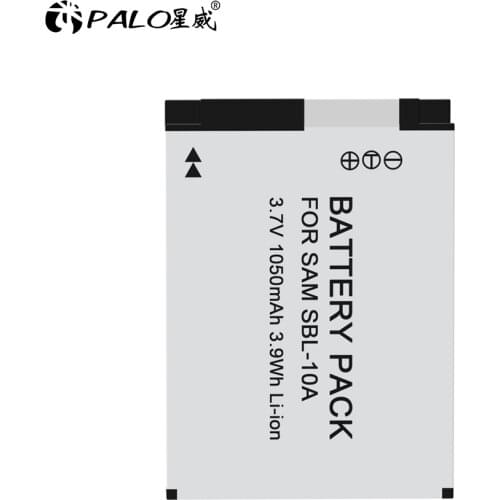 PALO 1400mAh SLB-10A SLB10A SLB 10A slb 10a Camera Battery For SAMSUNG HMX-U10 HMX-U100 SL720 SL310W SL820 HZ15W HZ10W ES60
