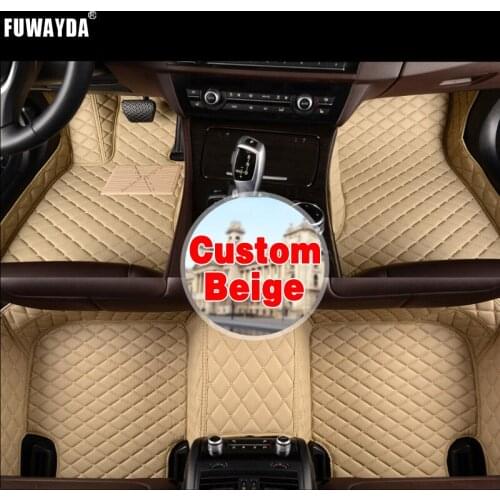 FUWAYDA Custom fit car floor mats made for Lexus IS 200 250 300 350 2017-2005 waterproof 3D Left hand Right hand Drive