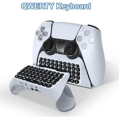 Wireless Gamepad Keyboard Controller for PS5 Dual Sence Built in Speaker Gamepad Keyboard