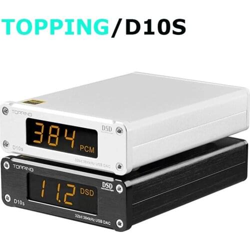TOPPING D10s MINI Digital USB DAC XMOS XU208 ES9038Q2M PCM384KHz DSD256 Audio HIFI Decoder D10