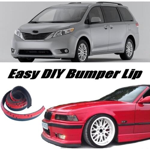 NOVOVISU For TOYOTA Sienna Bumper Lip / TOP Gear Fans Spoiler Deflector For Car View Tuning / Body Kit / Strip Skirt