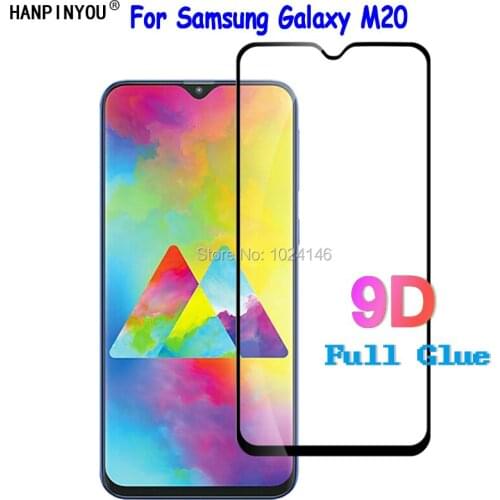 For Samsung Galaxy M20 M205 M205F 5D 6D 9D Full Cover Glue Front Tempered Glass Screen Protector Explosion-proof Protective Film