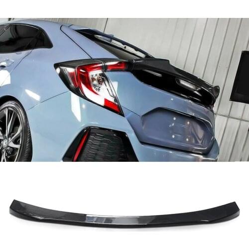 For Honda Civci Two-Sided Blade 2016-2020 Rear Wing Spoiler Trunk Roof Water Transfer Printing