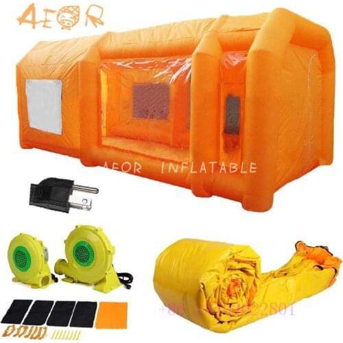 Hot sale inflatable spray booth, portable inflatable paint booth for car maintaining