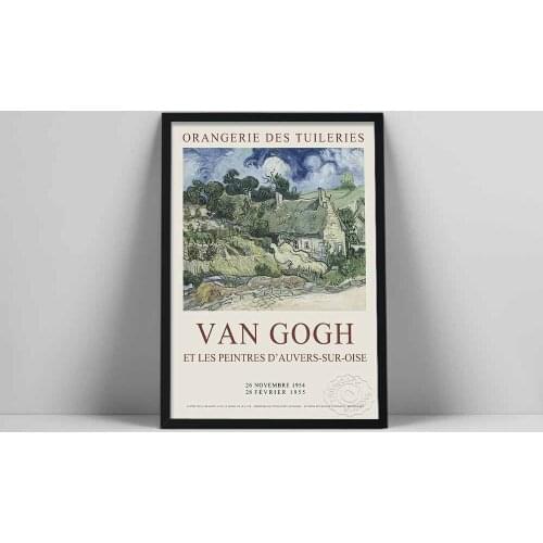 Vincent van Gogh print, Original French Exhibition Poster "Van Gogh Et Les Peintres d'Auvers-Sur-Oise" at the Ora