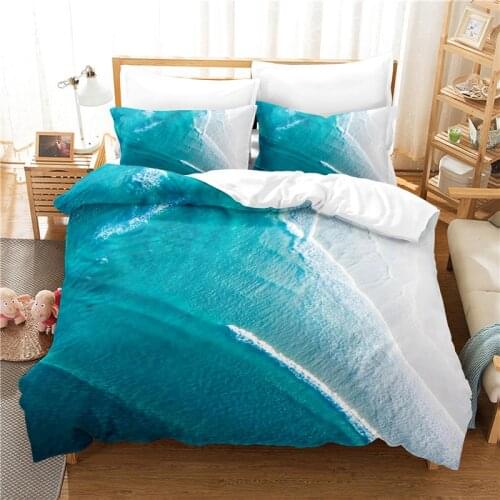 Beautiful Ocean Bedding Set Duvet Cover Set 3d Bedding Digital Printing Bed Linen Queen Size Bedding Set Fashion Design