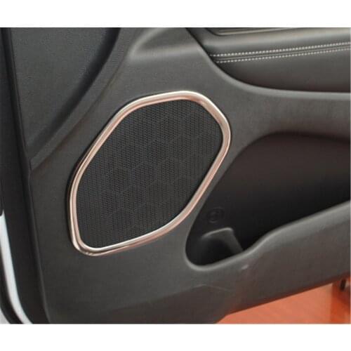 Car Door Speaker Decoration Ring Frame Cover Trim Sticker for Jeep Grand Cherokee 2011+ Car Accessories Interior Decoration