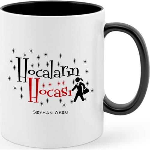 Personalized Hocaların Mentor Black Mug Cup-2