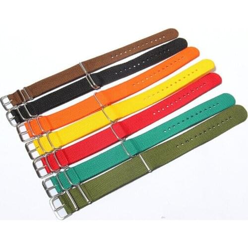 22mm High Quality Nylon Watchband ZULU Canvas Strap Men Women Replace Bracelet Band Watch Accessories for DW