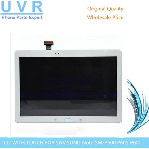 10.1 inch Touch Screen For Samsung SM-P600 P605 P601 LCD Display Matrix Digitizer Assembly with frame