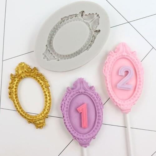 Frame Silicone Molds Fondant Cakes Decorating Tools Silicone Molds Sugarcrafts Chocolate Baking Tools For Cakes Gumpaste Form