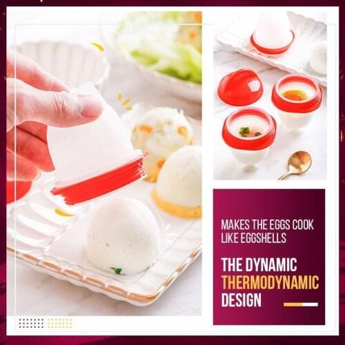 Silicone Egg Egg Cooker Poachers Non-stick Silicone Boiled Eggs Kitchen Gadgets Baking Accessories Mold Cooking Cooker Separator