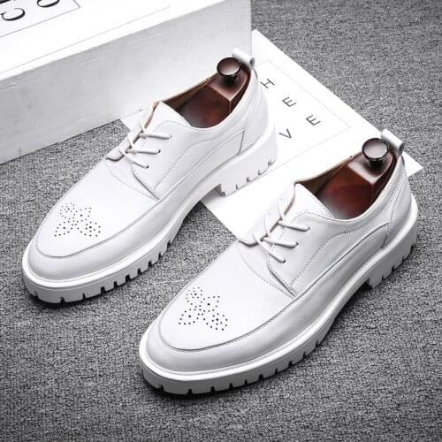SIMPLEXEVER Mens Oxfords