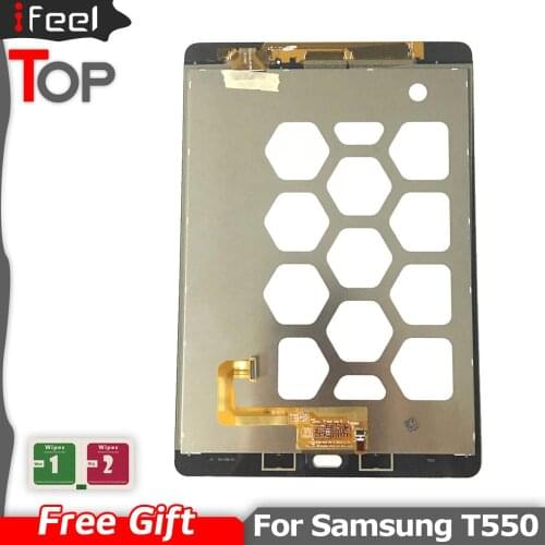 LCD Display Touch Screen Digitizer Assembly For Samsung Galaxy Tab A 9.7 SM-T550 T550 T551 T555 Black / White LCDS