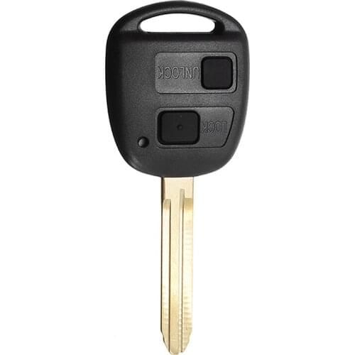 1pc Remote Car Key Shell Case For Toyota Yaris Prado Tarago Camry Corolla Blade + Rubber Button Pad + Micro Switches