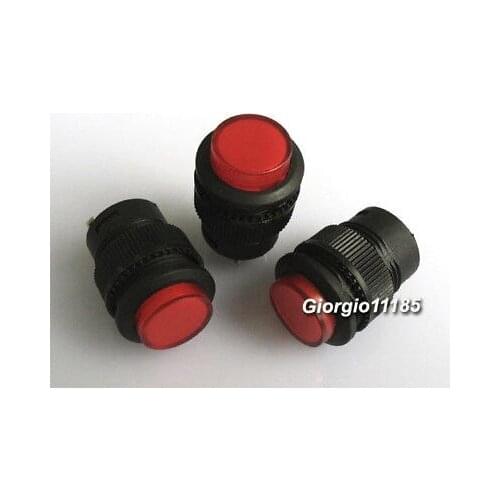 10x Self-Lock ON/OFF Push Switch Red yellow green Light R16-503AD