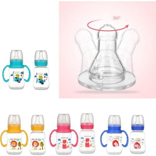 120ml Newborn Baby Infant Nursing Milk Fruit Juice Water Feeding Drink Bottle 24BE