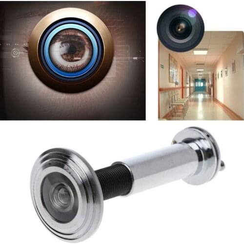 220 Degree Wide Door Viewer Privacy Cover Adjustable Security Door Eye Viewer