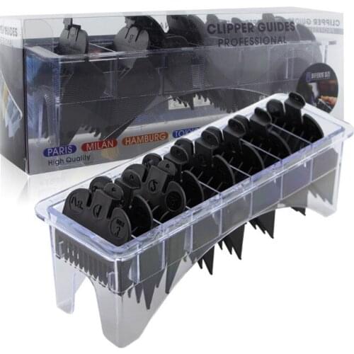 8Pcs/Set Universal Hair Clipper 3/6/10/13/16/19/22/25mm Limit Combs Electric Clipper Positioning Comb Replacement Tools For WAHL