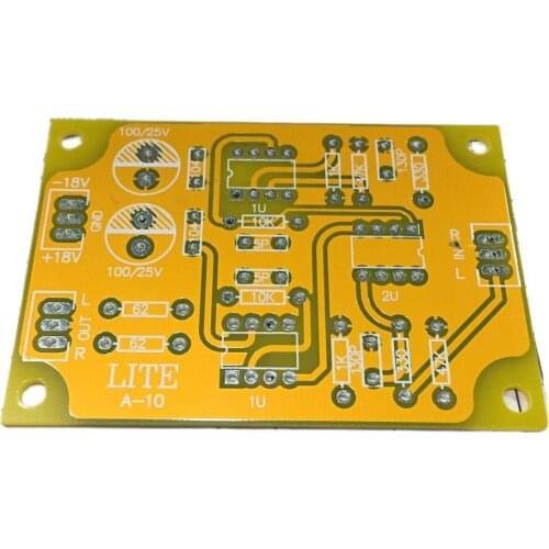 A-10 OP AMP 10 Times Magnification Preamplifier PCB Board A10 IC