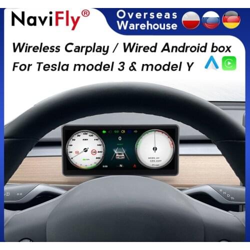 9 inch touch screen Car Multimedia for Tesla Model 3 Tesla Model Y support wireless carplay wired android auto BT WIFI