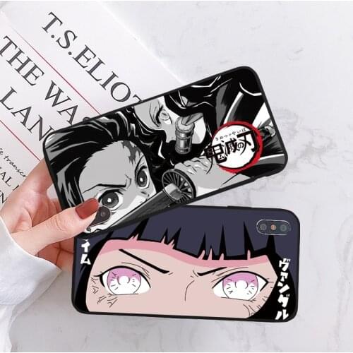 Demon Slayer Case For iPhone 11 Pro Max XR X XS SE 2020 7 8 6 S Plus 5 S Anime Kimetsu No Yaiba Couqe For iPhone 12 Pro Max Mini