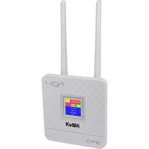 CPE903 4G Wireless Router with Sim Slot Surveillance Enterprise Wireless to Wired Portable WIFI for Home/Office(EU Plug)