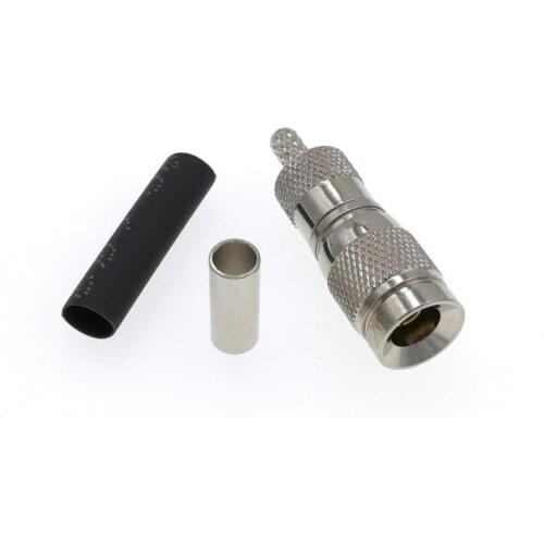 DIN 1.0/2.3 Male RF Connector Crimp RG174 RG316 LMR100 Cable