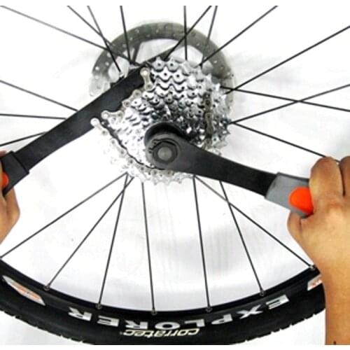 For cassett lockrings professional Super B MTB Bike Bicycle Freewheel Dismantling Spanner Wrench Remover Repair Tool