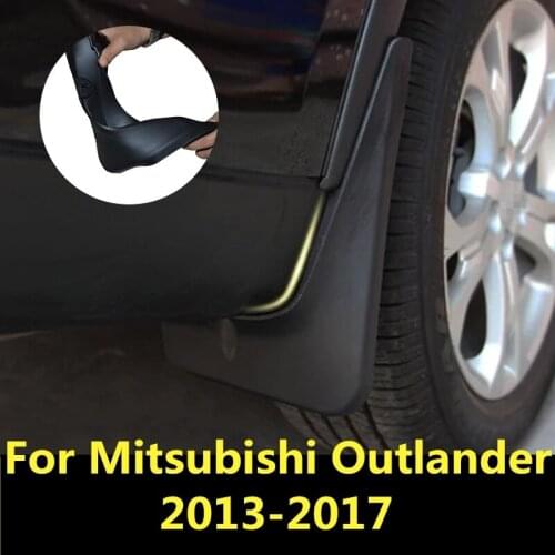 For Mitsubishi Outlander 2013-2017 Car Mud Flaps Mudflaps Splash Guards Mud Flap Mudguards Fender Front Rear Styling Accessories