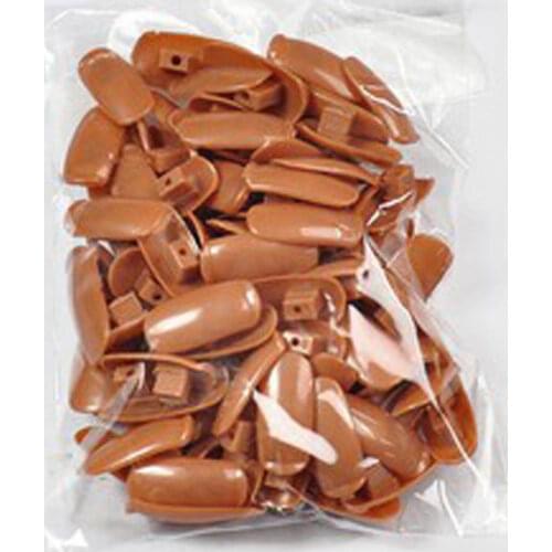 100 Tips Nail Practice Tips Trainer Tool Adjustable Model Hand DIY Nail Art Training Manicure False Nail Tips