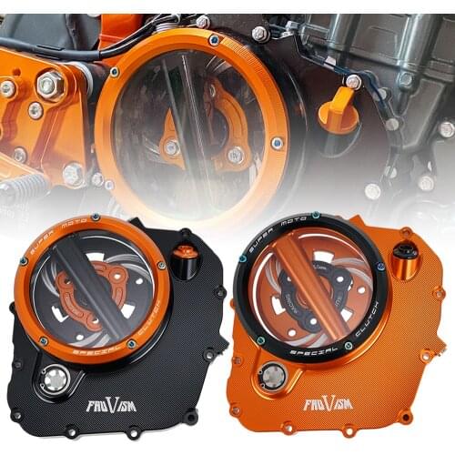 Motorcycle Engine Clutch Cover For KTM Duke 390 RC390 RC 390 390Duke 2018 2019 2020 Clutch Cover Spring Retainer Pressure Plate