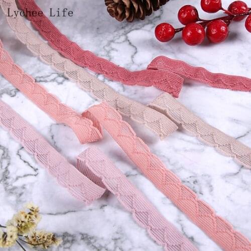 Lychee Life 5M Lace Ribbon Handmade Embroidered Lace Trim Ribbon Lace Women Wedding Decorations DIY Sewing Lace Fabric