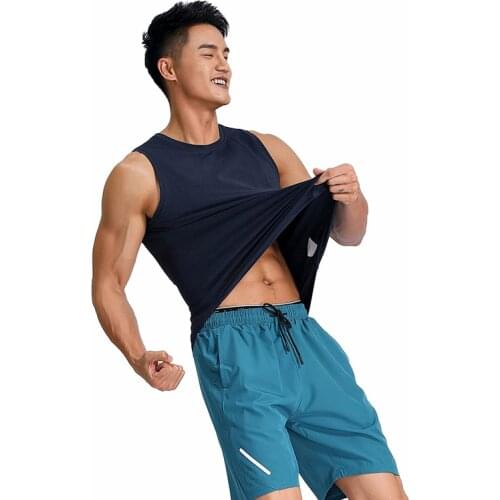 Mens Top Tank Basketball Shirts Running Tanks Gym Brand Men Training Pants Jogger Sleeveless Shirts Breathable Clothing