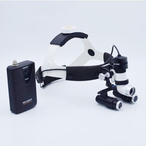 Medical Surgical Magnifier 4.0X with LED High-power Brightness Adjustable Oral Otolaryngology Cardio-brain Surgery Magnifier