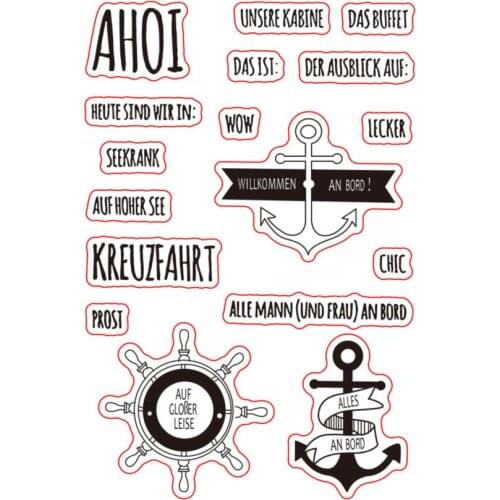 German Transparent Clear Stamp for DIY scrapbooking/Card Making C6