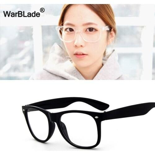 WarBLade New Fashion Women Glasses Frame Men Glasses Clear Glass Transparent Glasses Optical Myopia Eyewear oculos de grau