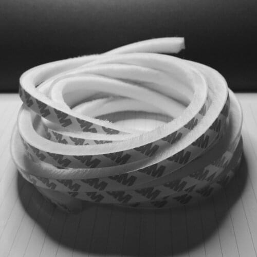 Self-adhesive Sealing Strip Felt Draught Excluder Wool Pile Seals Weatherstrip Door Window Brush Seal 9x9mm Gray Brown White