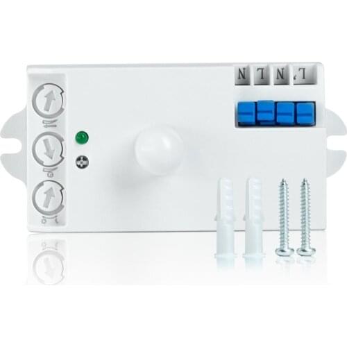 Sensky 5.8GHz HF System 360 Degree Microwave Radar motion Sensor LED Light Switch Body Motion Detector 029B
