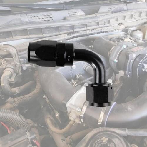 Swivel Oil Hose Rust-proof Automobile Modification Parts 0°-90° Degree Detachable Quick Anti-leakage Oil Pipe Oil Cooling Joint