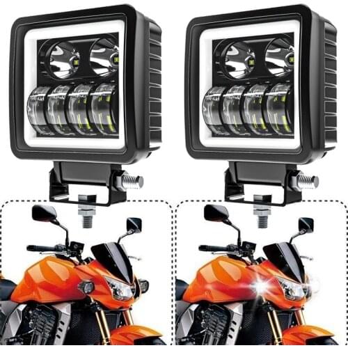 40W Work Light Bar 12V 24V Motorcycle Headlight Work Lamp Car Truck Trailer LED Lamp For Offroad SUV 4WD Boat Tractor