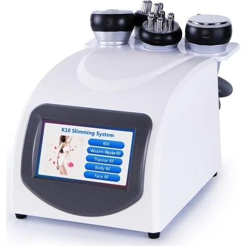 Slimming Ultrasonic Liposuction Cellulite Reduction 40K Cavitation Multipolar RF Vacuum Slimming Machine Face Skin Lifting