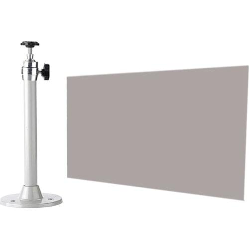 21.5cm Universal Aluminum Projector Bracket for Projector & Projector Simple Curtain Anti-Light Screen 80 Inches