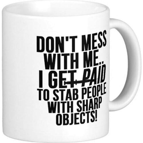 Funny Nurse Shirt Classic High Quality White Coffee Mugs Tea Mug Customize Gift By LVSURE Ceramic Mug Travel Coffee Mugs