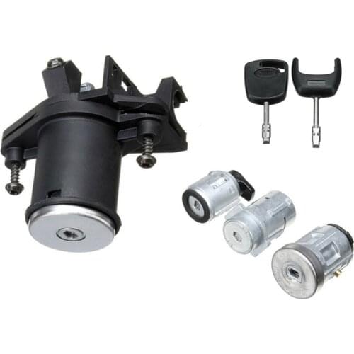 1 Set Lock Door Ignition Barrel with 2 Keys 1479660 for Ford Fiesta MK V Fusion
